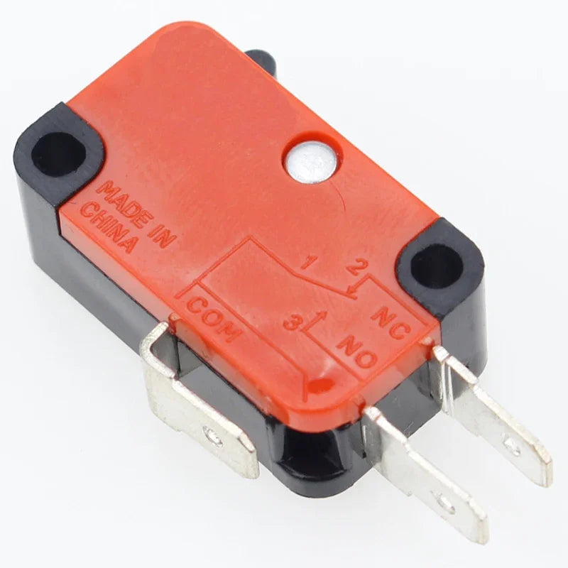 5/10pcs Large Micro Switch V-15-1C25/V-154-1C25/V-155-1C25, Silver Point, Contact Switch, Copper Point Tact Switch 15A 250V