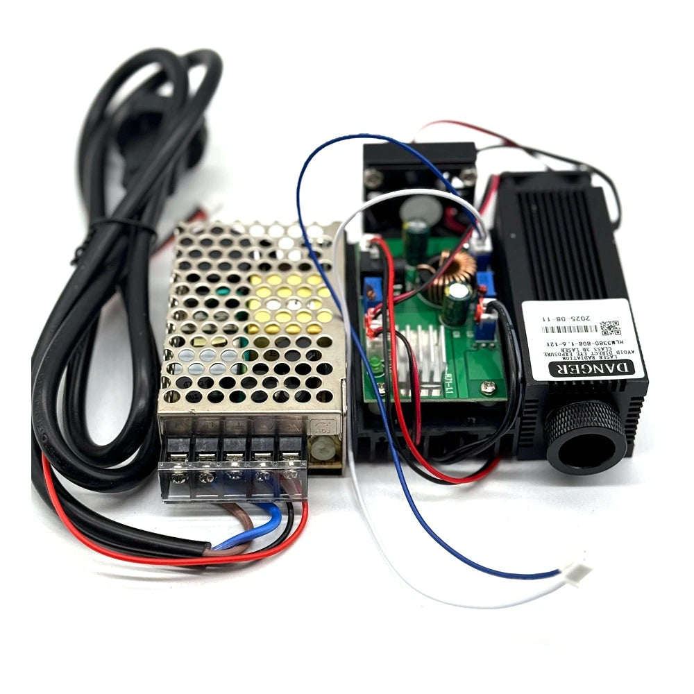 808nm 400mw/800mw/1600mw 1.6W IR Focusable InfraRed Laser Diode Module 12V TTL