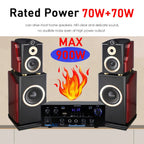 Woopker AK35/AK45 Pro/AK55 Digital Amplifier Bluetooth Sound Amplifier 2 Channel HIFi FM USB Audio Amp For Home Car Karaoke