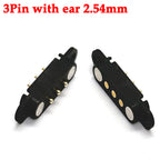 1sets 2A 2Pin DC Magnetic Pogo Pin Connector 2 Pin Pogopin Male Female Spring Loaded DC Power Socket Pitch 2.80mm