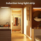 30cm Rechargeable Induction Aisle Night Light LED Motion Sensor Light Portable Detector Wall lamp Mirror Light Staircase Backlig