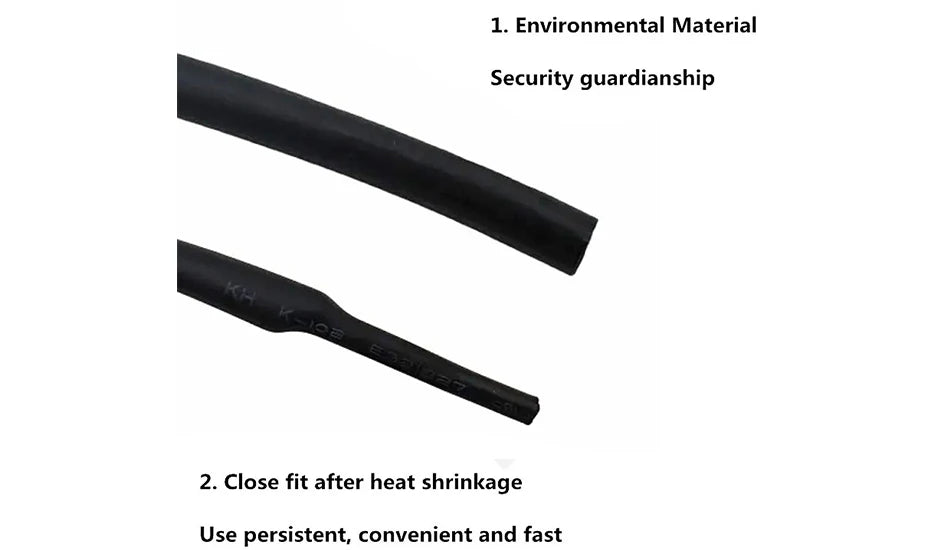 1Meter 4:1 Heat Shrink Tube With Glue Thermoretractile Heat Shrinkable Tubing Dual Wall Heat Shrink Tubing 6 8 12 16 24 40 52 72