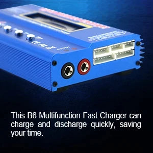 IMAX B6 80W B6 Charger Balance Charger Digital LCD Screen Lion LiFe Nimh Nicd PB Lipo Battery Discharger AC Power 12V 5A Adapter