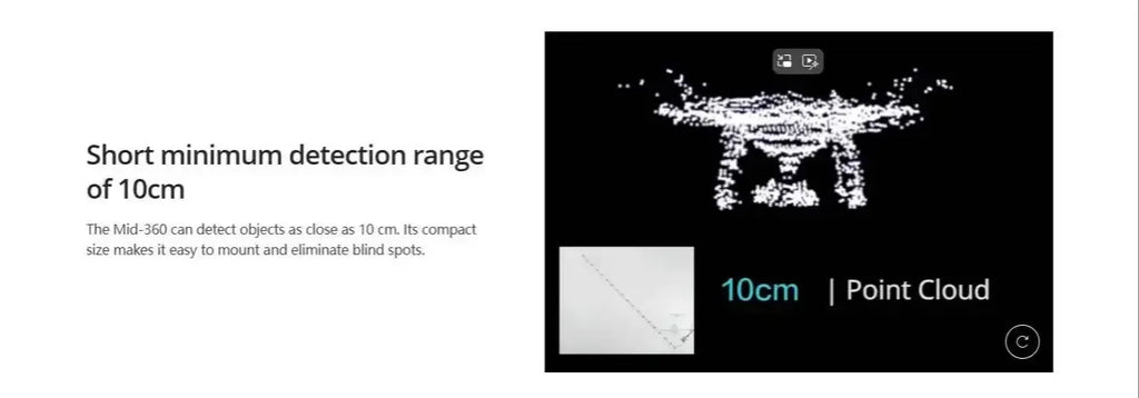 3D LiDAR Mid-360 Solid-state Laser Radar 360° 360S Ultra-Large Field Protection Base Handheld Pole for Livox DJI Mid360 Lidar