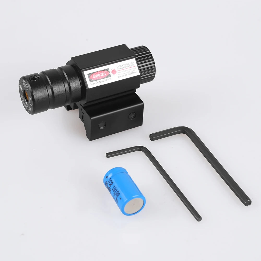 Red Green Dot Laser Sight Scope with Rechargeable Battery + Charger 11mm 20mm Picatinny Rail Mount Rifle Pistol Laser Sight