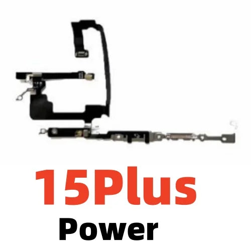 Power Flex Cable for iPhone 14 Plus 15 13 Pro Max 11 12 Volume Flex Ribbon Tape Side Button Distance Ambient Fix Parts