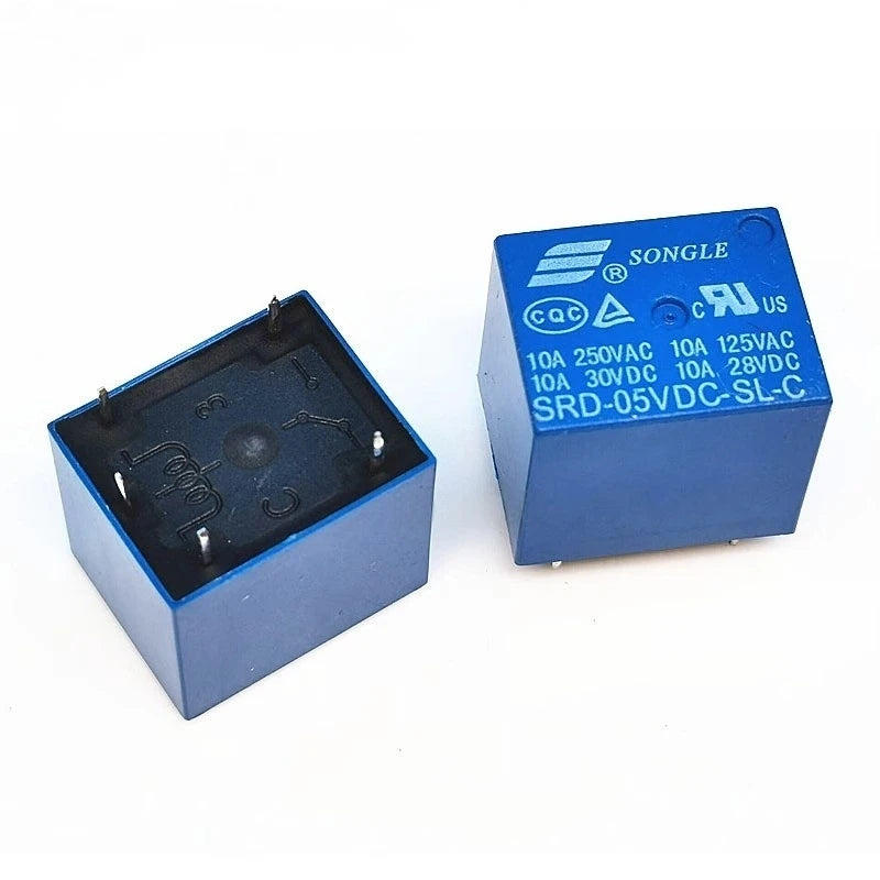 5PCS Relay SRD-03V 05V 06V 09V 12V 24VDC-SL-A/SL-C 10A 4/5 Pin