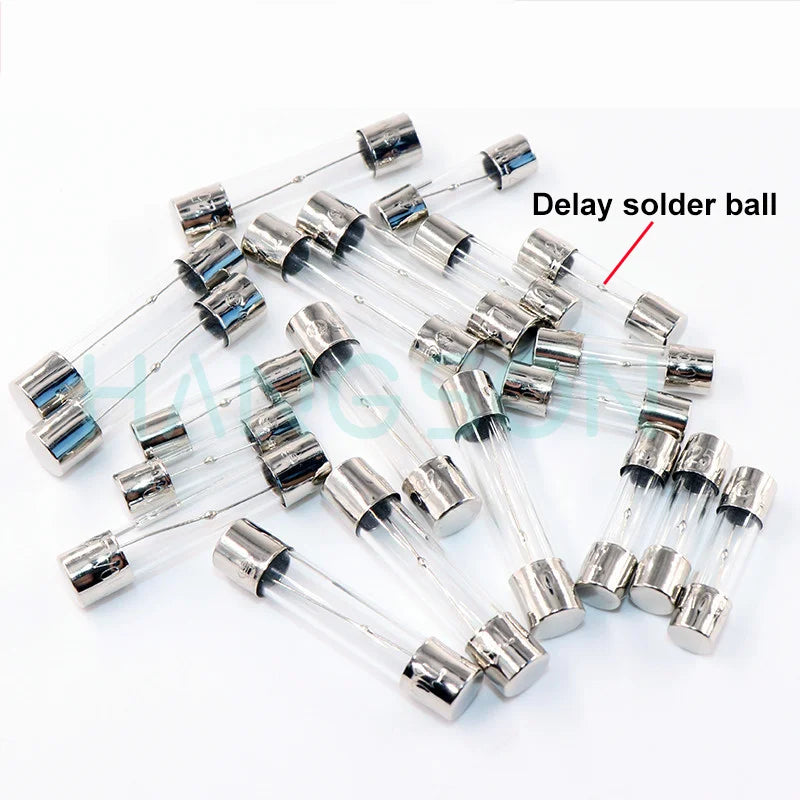 5*20 Slow Blow Glass Fuse 250V 0.1A 0.2A 0.5A 1A 2A 3A 3.15A 4A 5A 6A 7A 8A 10A 12A 15A 20A 30A Slow Delay Tube Fuses 5x20mm