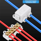 New Conductor Brass High Power Splitter Large Current Universal Quick Terminal Block Terminal Blocks Electrical
