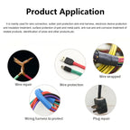 1-25M 2:1 Heat Shrink Tube Clear Dia 1mm ~ 80mm Polyolefin PE DIY Cable Repair Shrinkable Tubing Case Sleeve Wire Sheath Wrap