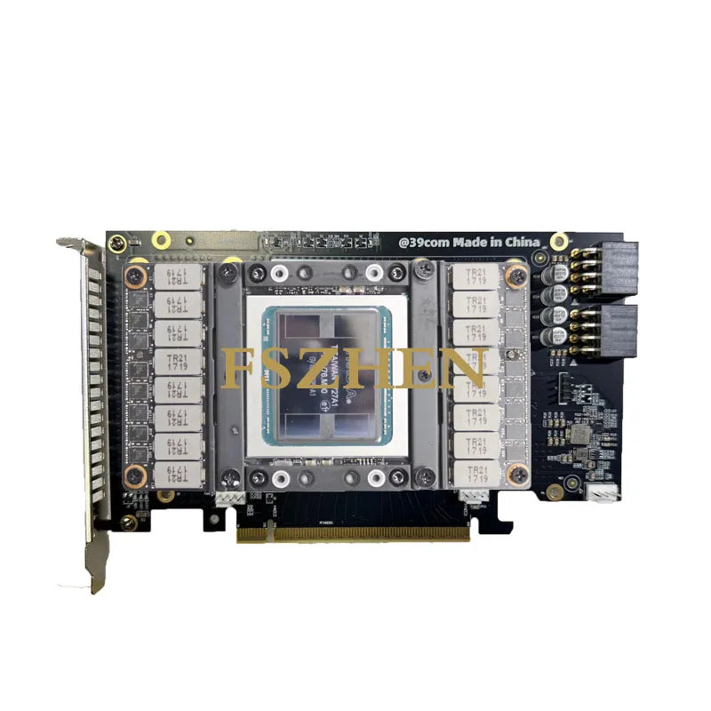 V100 SXM2 32g 16g to PCIe Adapter Card to PCIe Adapter Board, Pure Copper Cooling Turbofan and Adapter Card