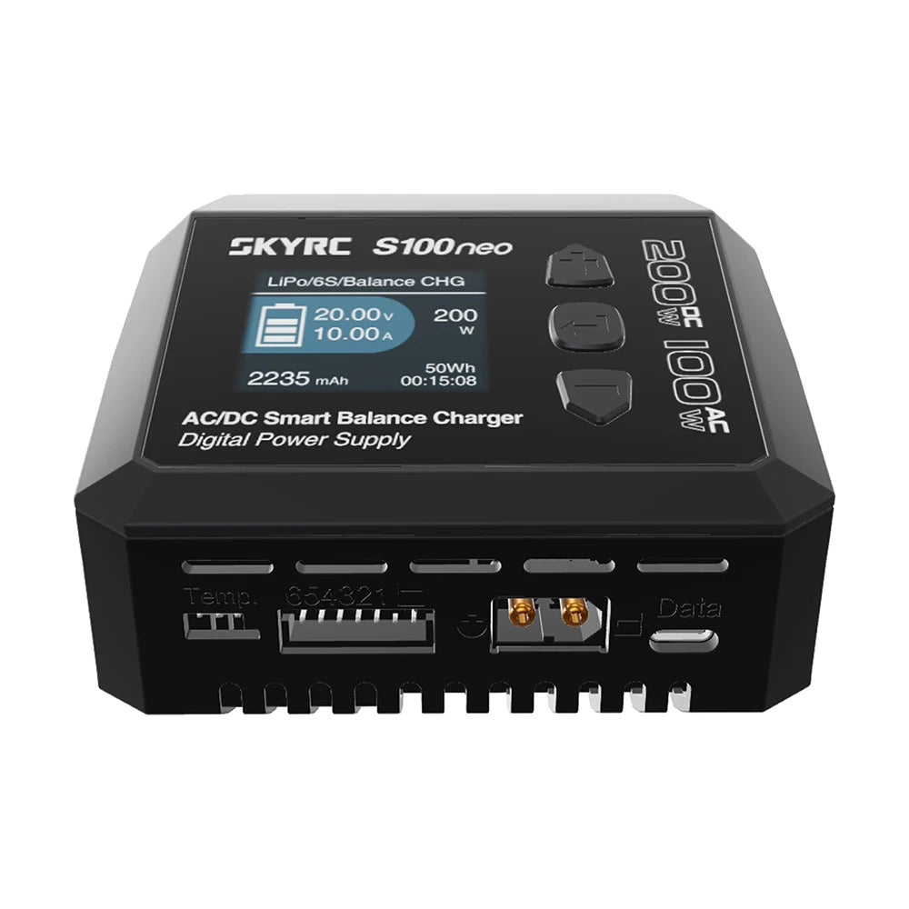 SkyRC S100neo Balance Charger AC/DC 12A Smart LiPo Battery RC Charger Discharger