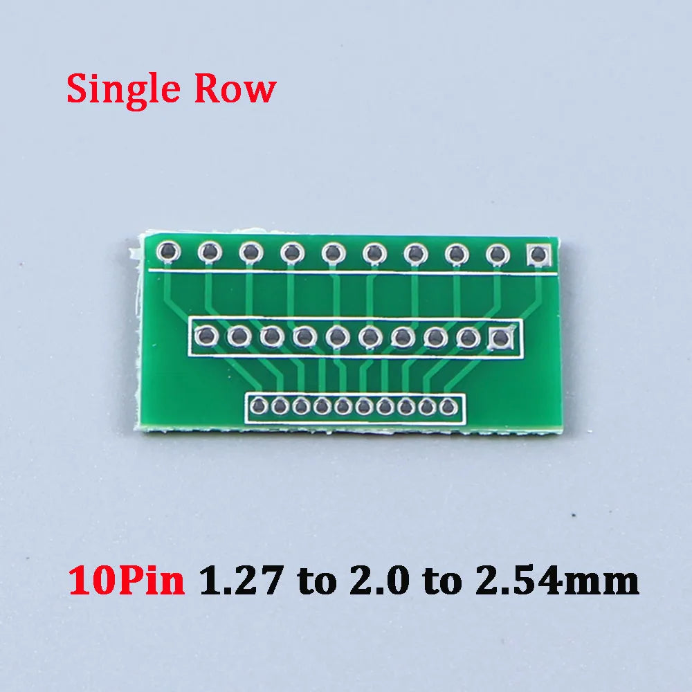 1/5/10PCS 1.27mm 2.0mm 2.54mm Pitch Transfer Plate Converter Single Double Row Pin PCB PCI Adapter Board