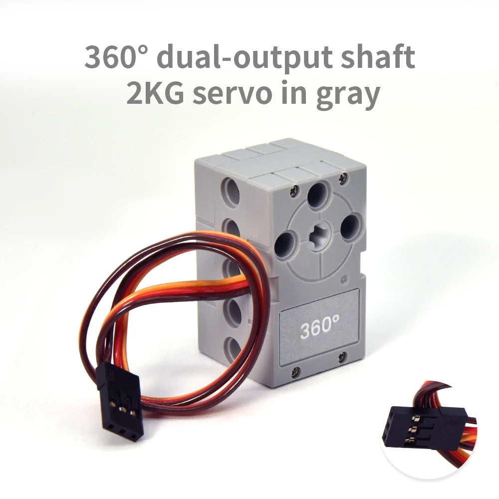 2KG Programmable 270° 360° Servo Motor Compatible With Lego Building Blocks For Arduino Projects DIY Electronic Parts