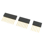 10pcs 2.54mm Pitch PC104 4P 6P 8P 10P 4 6 8 10 Pin Long Single Row Straight Female Header Socket Connector For Arduino