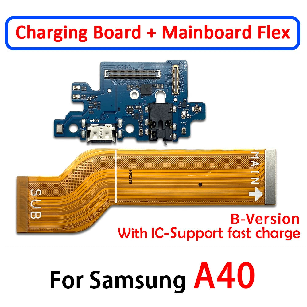NEW USB Charge Port Charging Socket Connector Board Main FPC Connect Mainboard Flex Cable For Samsung A10 A20 A30 A40 A50