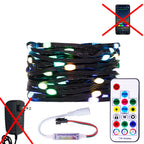 WS2812B RGBIC LED String 5M-20M Dream Color Party Christmas Lights Individually Addressable String Lights Waterproof USB DC DC5V