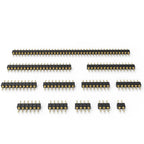 10pcs 1X40P 2.54mm 0.1" Round Hole L10/L11.96 Straight Gold Cuttable Arduino Raspberry pi Breadboard Connector Male Pin Header