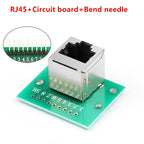 RJ45 Adapter Board To XH2.54 Modular Ethernet Connector Adapter Network Interface + Breakout Board + Pin Header Switch to beta