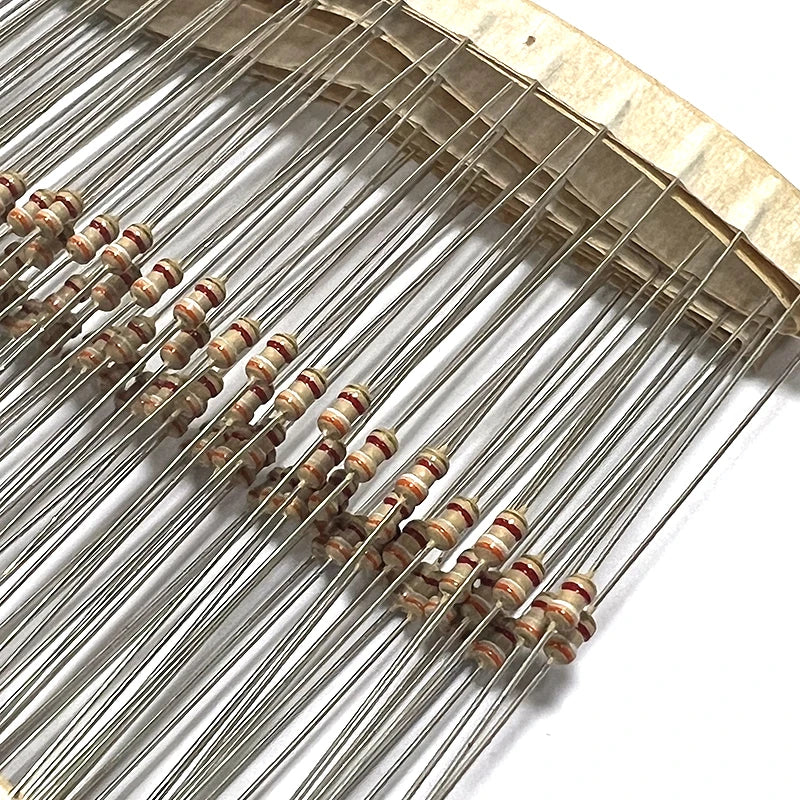 100PCS 1/8W Carbon Film Resistor 5% 0R-1M 1R8 18R 180R 1K8 18K 180K 1.8 18 180 R K Ohm 0.125W 1.8R 18R 180R