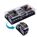 8 Way 12 Way 16 Way Blade Fuse Box 12V/24V Automotive Fuse Holder for Car Truck Boat