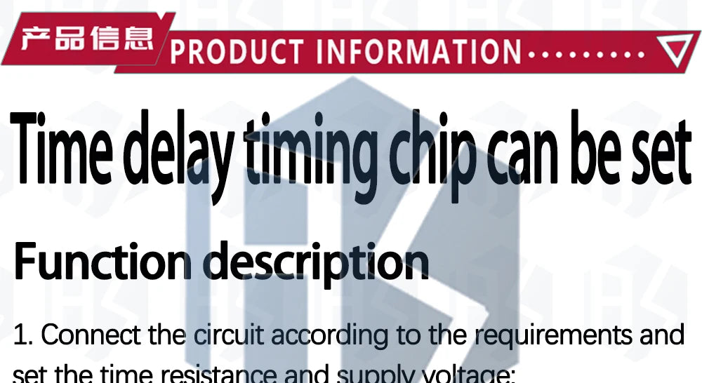10PCS~100PCS EGBO C005 Multifunction Delay Trigger Timing Chip Module Timer IC Timing 2s - 1000h