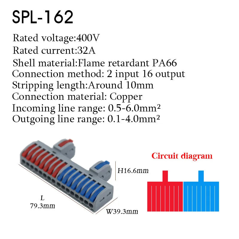 25PCS Electrical Cable Connectors Push-in Quick Terminal Blocks LED Cable Wiring Tool Wire Connectors Rail Installation Model