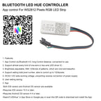 WS2812B Led Strip With SP110E USB Bluetooth Controller WS2812 30/60/144 Pixels/m RGB Individually Addressable LED Light Kit DC5V