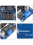 2pcs LM2596S LM2596 DC-DC Buck Converter Adjustable Step-Down Voltage Regulator Power Module 36V 24V 12V to 5V 2A Voltage