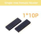 10/15/20PCS Single/Double-row Female Header Socket Pitch 2.54mm 2*2p 3p 4p 5p 6p 7p 8p 9p 10p12p14P16p18p20p22p40p Pin Connector