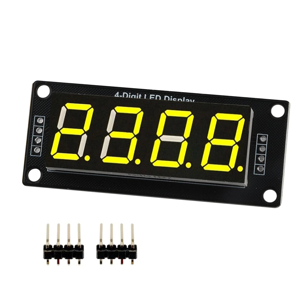 TM1637 Module 0.56" 0.56 Inch 7 Segments Digital Display Tube 4/6-Digit LED Module Board For Arduino Red Green Blue White