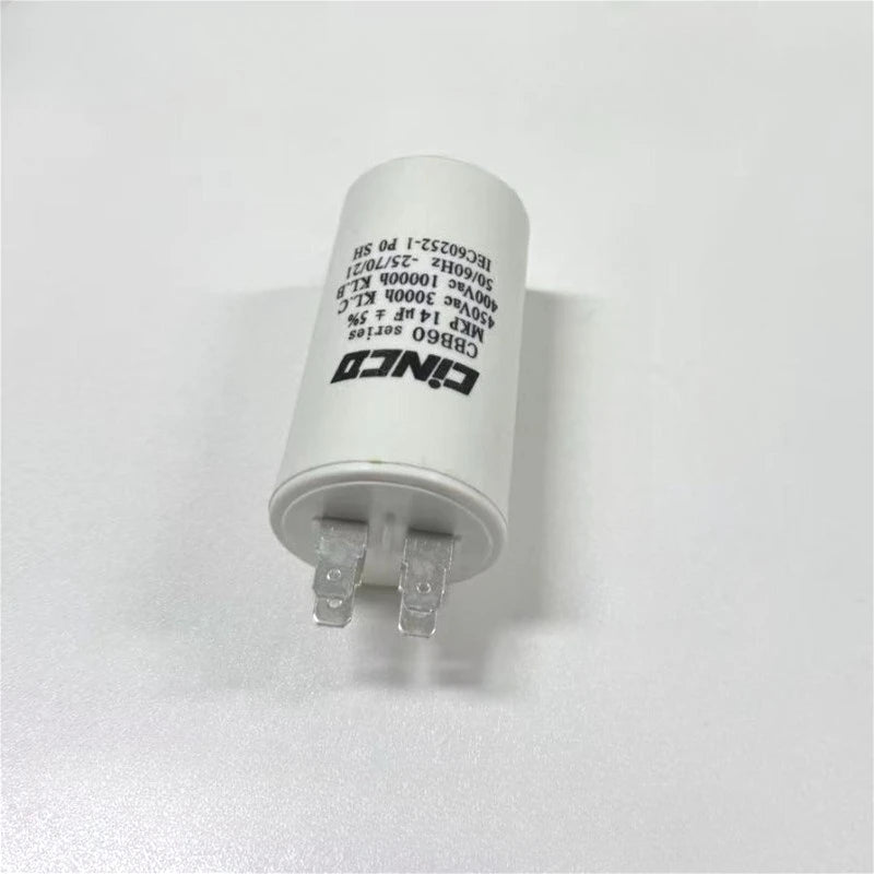 1pcs CBB60 Series Starting Capacitor 14uF Motor Capacitor 50 / 60Hz 450VAC with M8 Screw for Electric Motor/Washing Machine