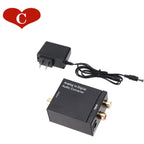 ADC Latest Analog To Digital Converter Optical Coax RCA Toslink Audio Sound Adapter SPDIF Adaptor for Apple TV for Xbox 360 DVD