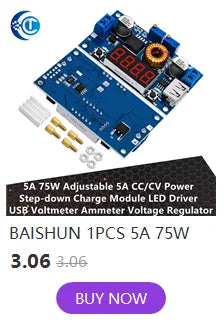 XL6009 Boost module 1.2-35V 20W Adjustable Power Supply Module for Arduino DIY