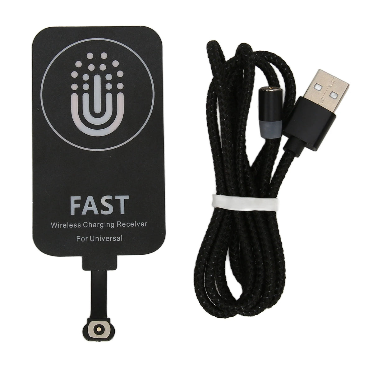Universal Wireless Charger Receiver 10W Ultra Thin Type C Magnetic Charging Patch for Phone Fast Charging Easy Installation Home