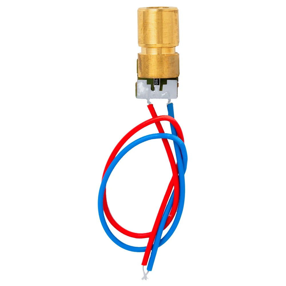1PCS~20PCS EGBO 5V 650nm 5mW Adjustable Laser Dot Diode Module Red Sight Copper Head Mini Laser Pointer