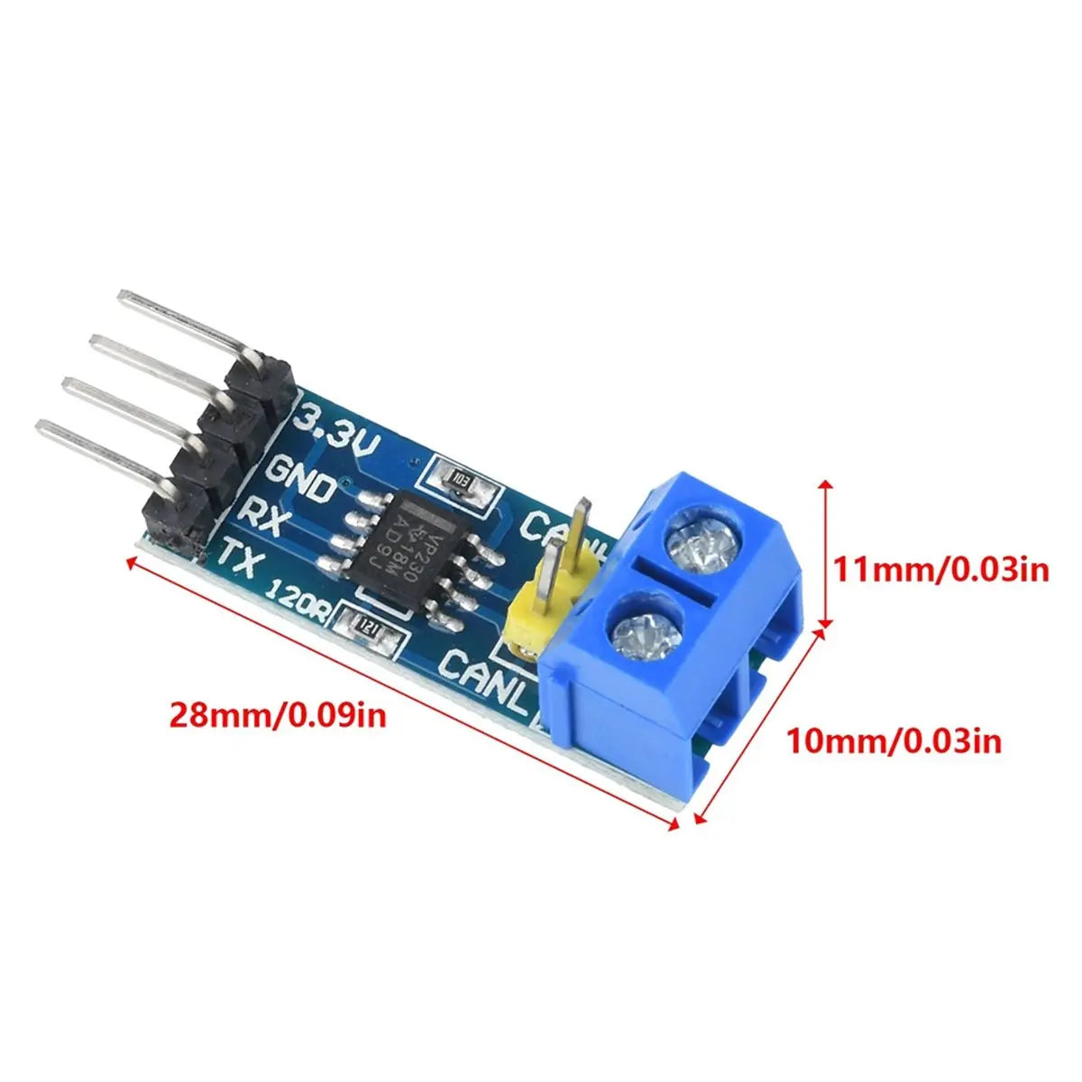 L77A SN65HVD230 VP230 CAN Board CAN Network Transceiver Evaluation Development Module for Controller Board DC3V-3.6V