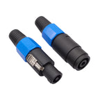 4 Pole Male Speakon Connectors Plug Powercon Connector for Professional Audio And Power Applications Speaker Connectors