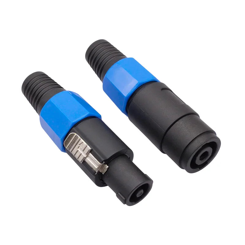 4 Pole Male Speakon Connectors Plug Powercon Connector for Professional Audio And Power Applications Speaker Connectors