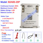 Smart Jikong JK BMS 4s 5s 6s 7s 8s 100a 200a Lifepo4 Li-ion Active Balance Lithium 24v With Bt Heat Function Equalizer On Sale