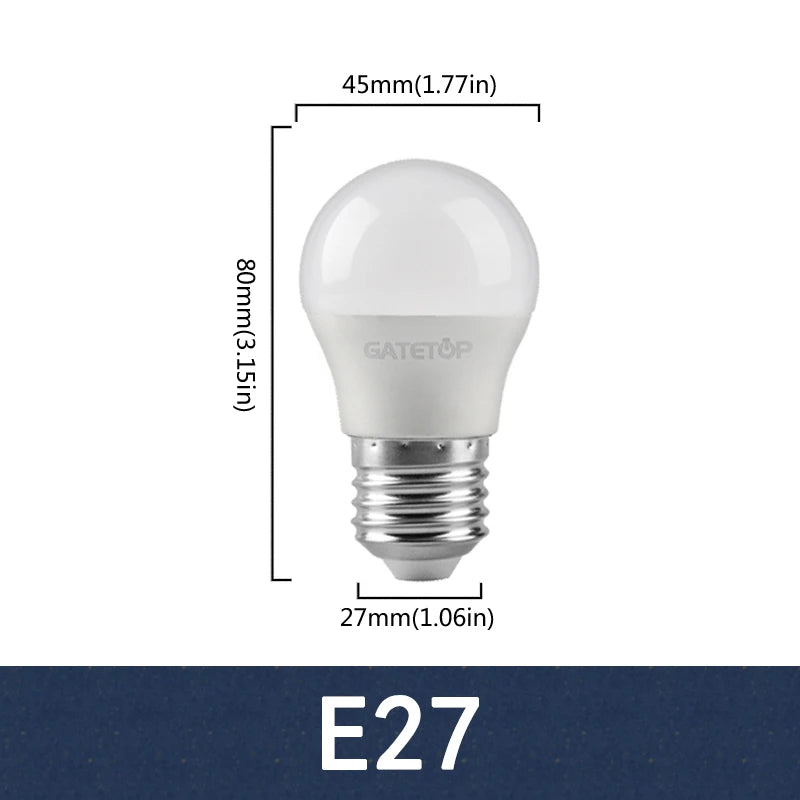10pcs Led Mini Bulb 220V E27 E14 B22 Globe Bulb Energy Saving Lamp 3W 5W 6W 7W Led Warm Cold Light for Home Decoration