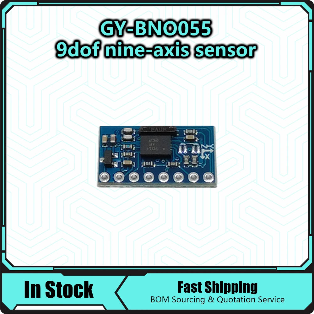 BNO055 9-DOF Absolute Orientation IMU BNO055 AHRS Breakout Sensor BNO-055 SiP Accelerometer Gyroscope Triaxial Geomagnetic