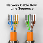 CAT6 Cat6A Cat7 Network Cable Extender Junction Adapter Connection Box RJ45 Lan Extension Connector Full Shielded Toolless Crim