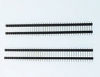 10pcs 2.54 1x40P L11.4-15-40-50mm Straight Single Row Double Plastic H2.5mm Breakable PCB Board Spacer Male Pin Header Connector