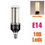 30W LED Indoor Corn Bulb E27/E26 Ceiling Lamp Bulbs E14 Spotlight B22 Living Room Bedroom Kitchen Washroom 220V Home Lighting