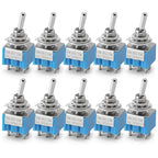 10PCS Toggle Switches Mini 3Pin 6Pin ON-ON/ON-OFF-ON Power Button Switch Car MTS-102 MTS-103 MTS-202 MTS-203