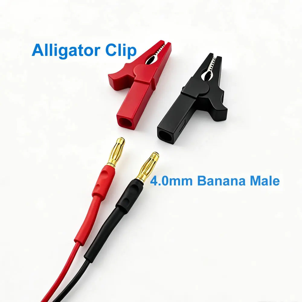 XT60 to 4mm Banana / Alligator Clip Adapter Cable, XT60H Female Male Connector Charging Cord 4.0mm Banana Plug to DC 5.5x2.1mm