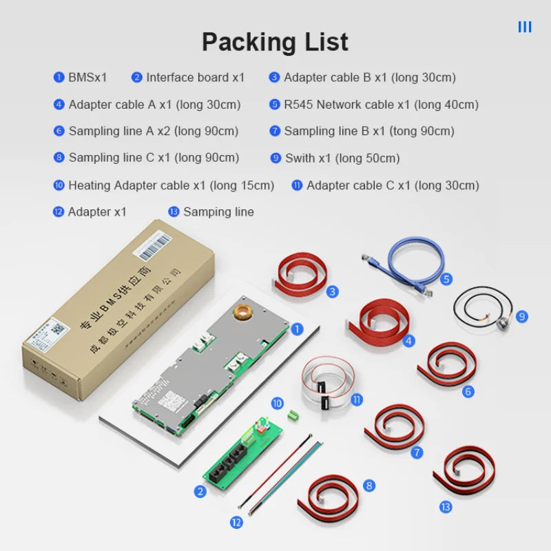 JIKONG PB2A16S20P Smart BMS 200A with 2A Active Balancer 8S 10S 12S 14S 16S 24V 48V LiFePo4 Li-Ion LTO Inverter Battery JK