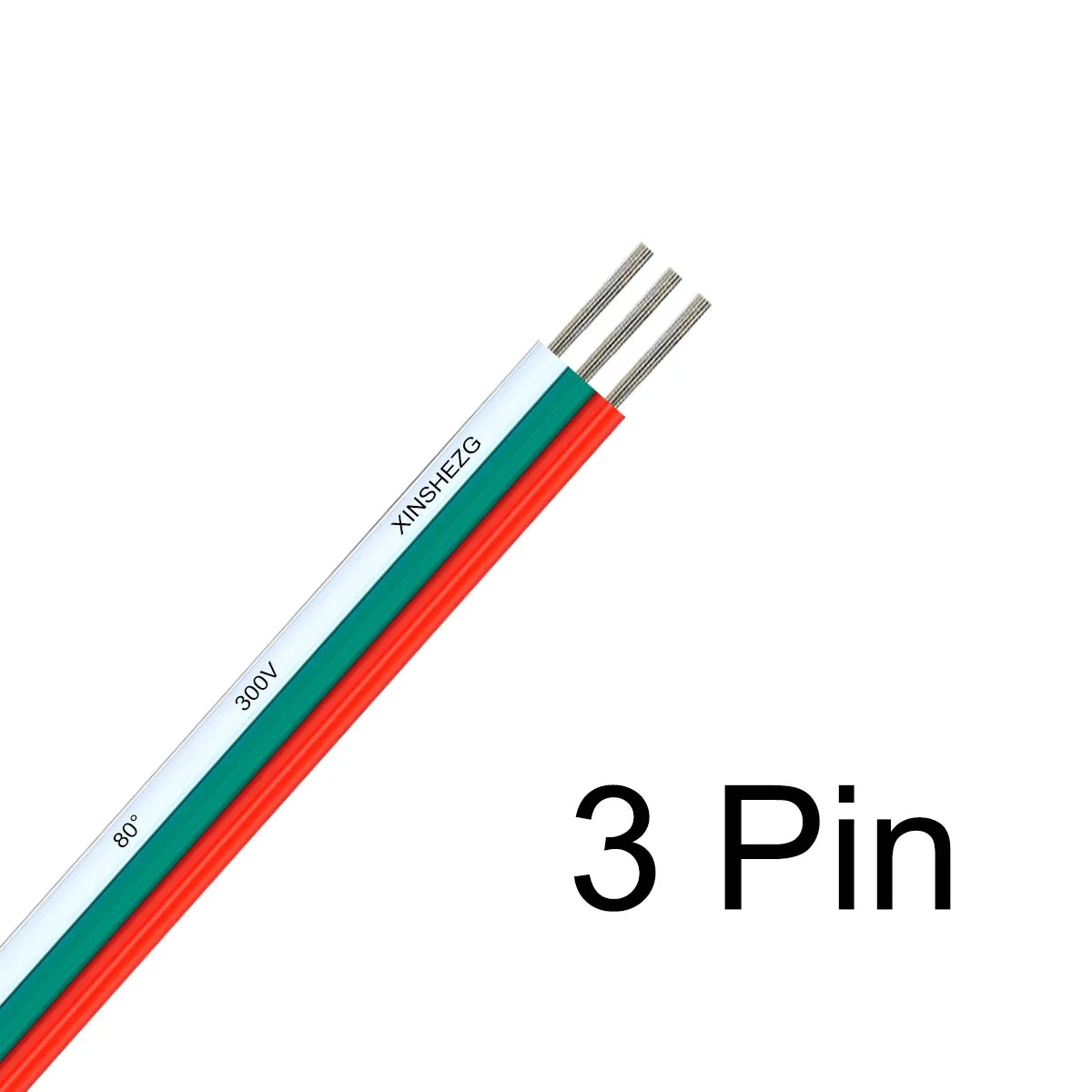 2/3/4/5/6pin LED Strip Extension Cable 22 20 18AWG LED Cable Electrical Wire For RGB RGBW WS2812B LED Strip Lights JST Connector