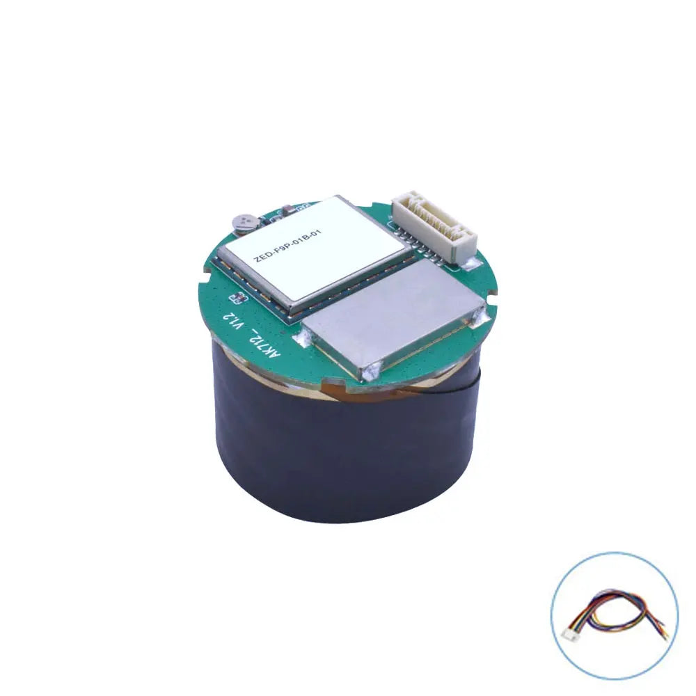 ZED-F9P/UM980/UM981/UM960/Beiyun M20 GNSS/GPS Centimeter-Level RTK Module with Helix Antenna Compass IST8310/RM3100,FOR UAV